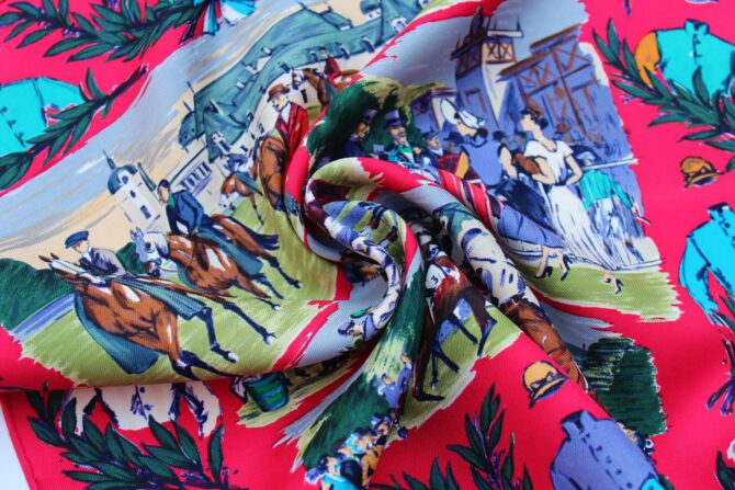 Pochette champ de courses à Chantilly par Maurice Taquoy – Image 8