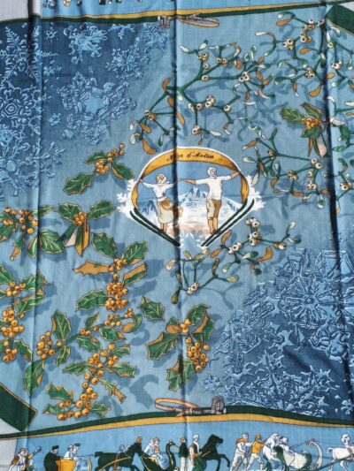 Châle Hermès Neige d'Antan  par Cathy Latham
