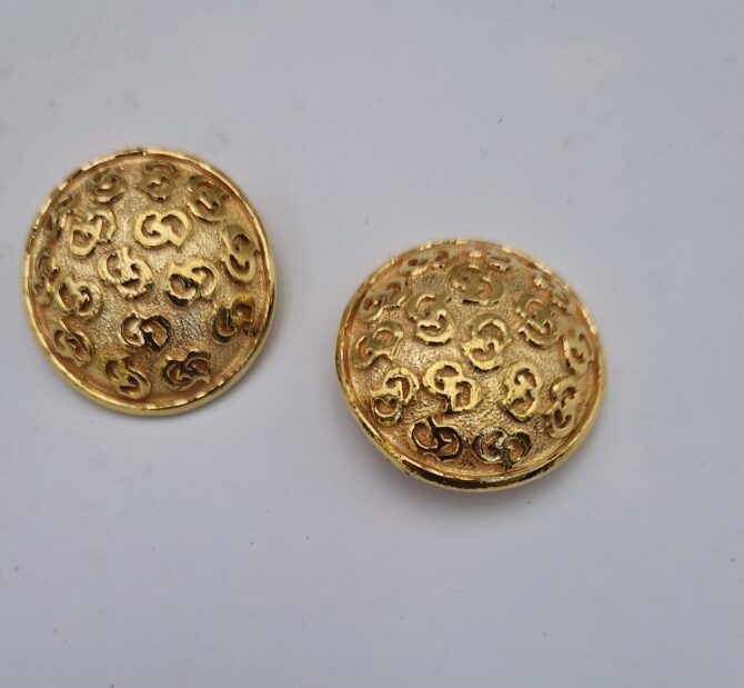 Boucles  d'oreilles Christian Dior ornées des initiales CD – Image 5