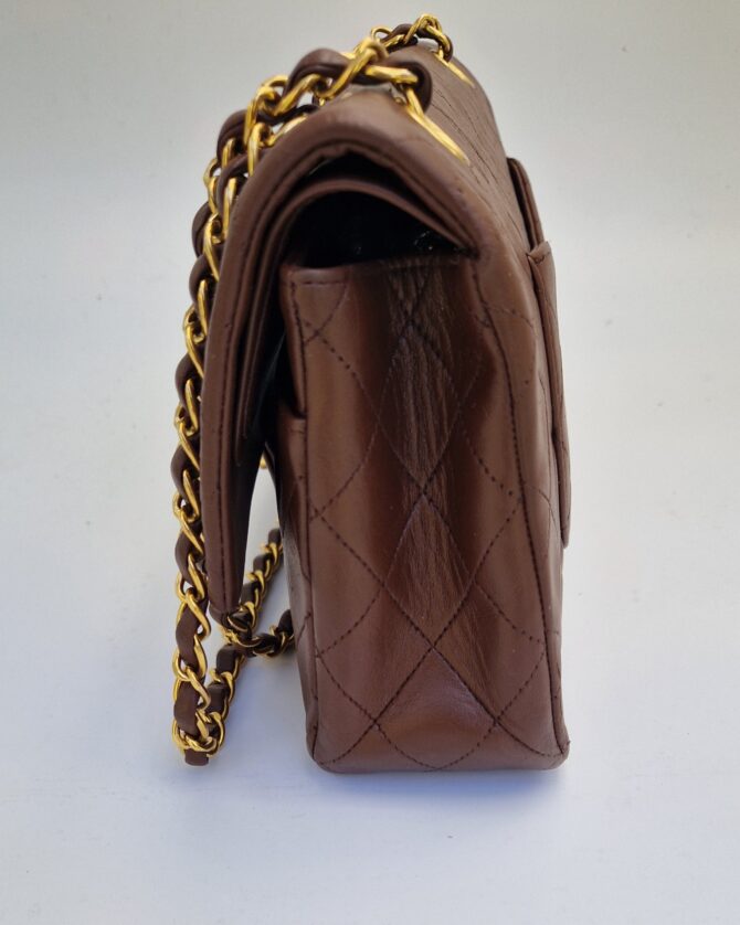 Sac Chanel Timeless Vintage en cuir matelassé – Image 14