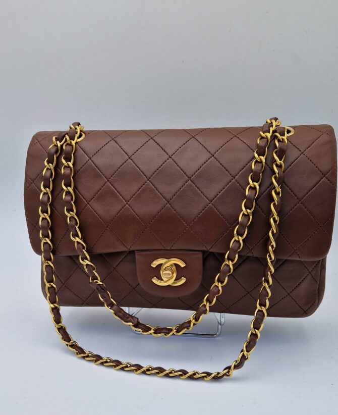 Sac Chanel Timeless Vintage en cuir matelassé