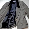 Tailleur YSL rive gauche années 90, imrimé pied de poule