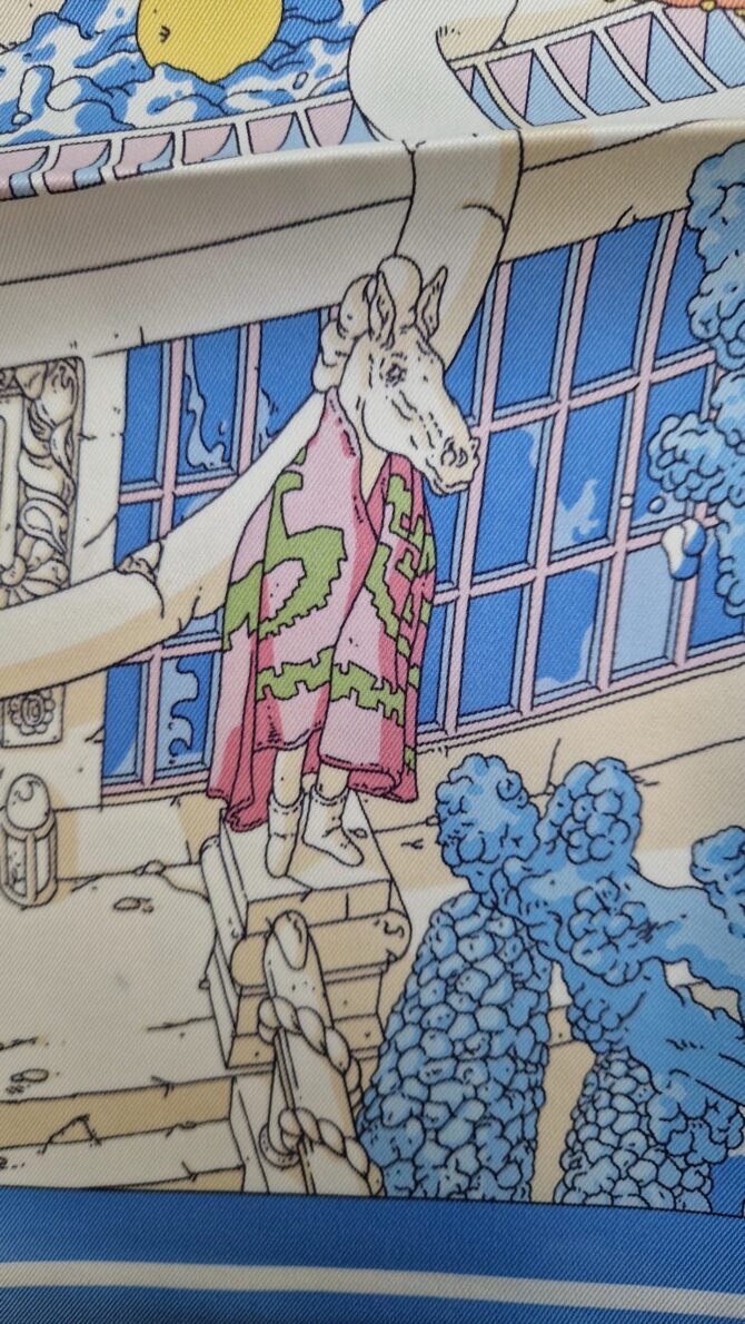 Carré Hermès Etat neuf EX LIBRIS ATLANTIS 70 par Ugo Gattoni – Image 10