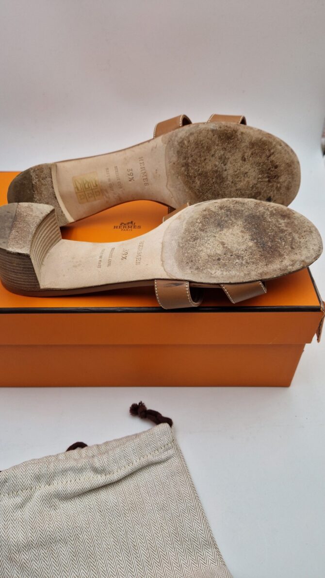 Sandales Hermès modèle Oasis pointure 39,5 – Image 6