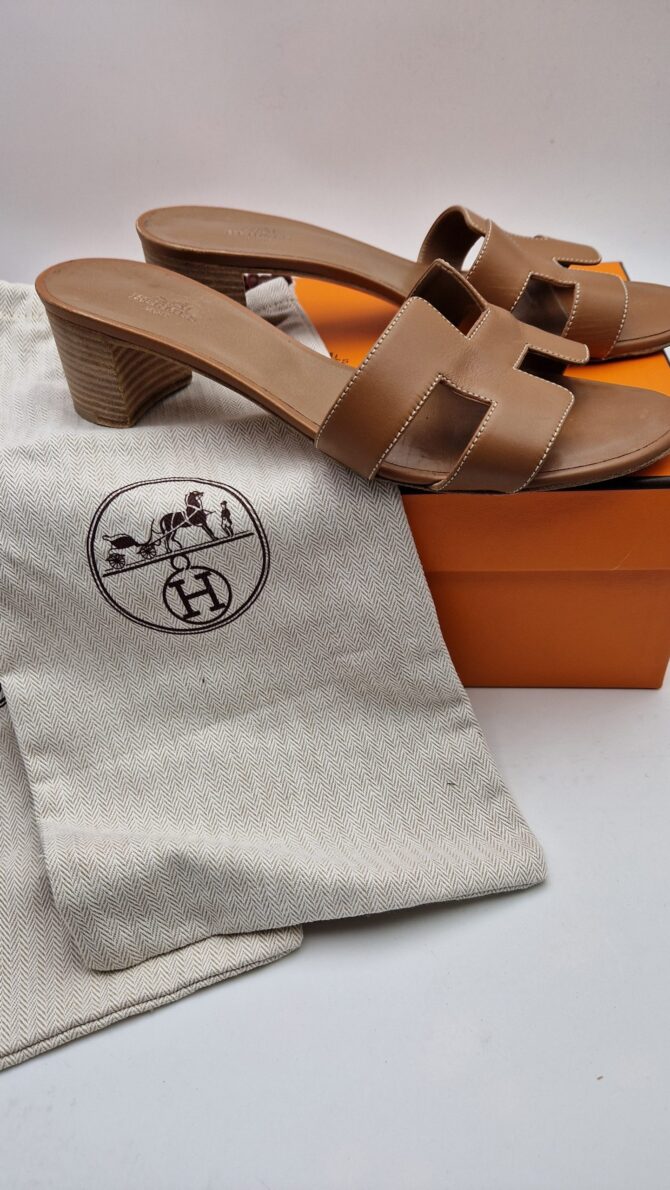 Sandales Hermès modèle Oasis pointure 39,5 – Image 7