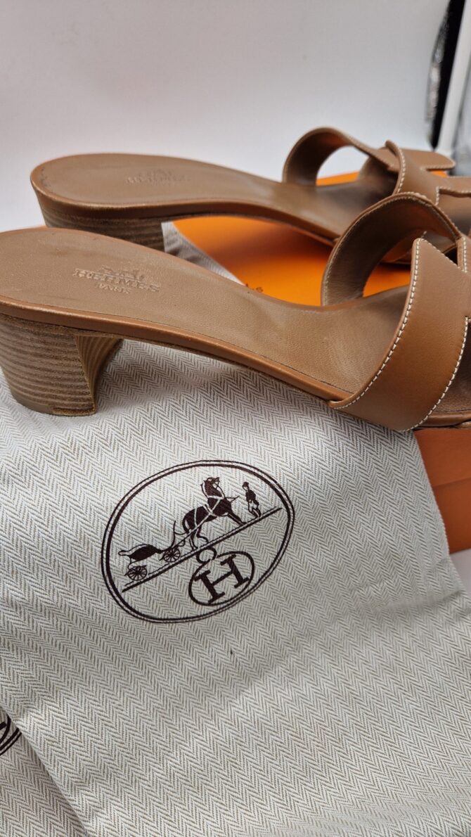 Sandales Hermès modèle Oasis pointure 39,5 – Image 8