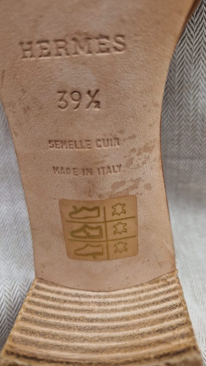 Sandales Hermès modèle Oasis pointure 39,5 – Image 10