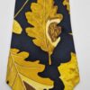 Magnifique cravate Hermès thème feuilles d'automne d'après le carré Tourbillon dessiné par Christiane Vauzelles en 1968