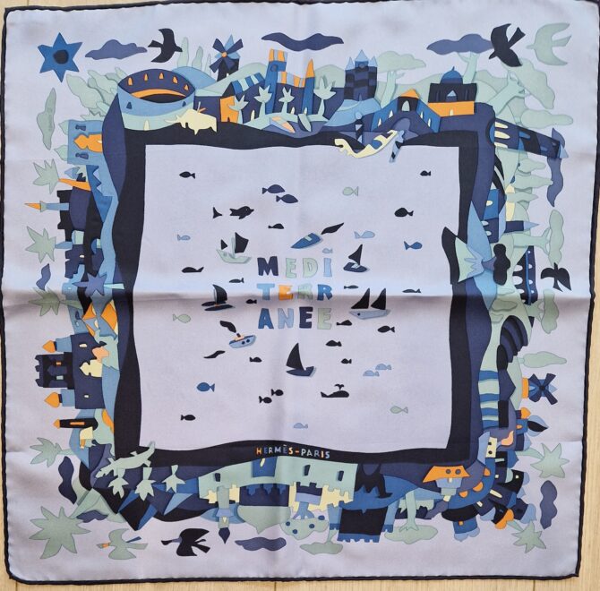 Pochette Hermès Méditerranée par JLP Duvilier 2003