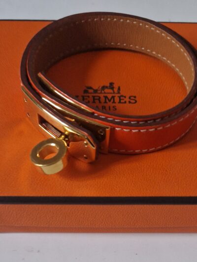 Bracelet Hermès ,modèle Kelly double tour