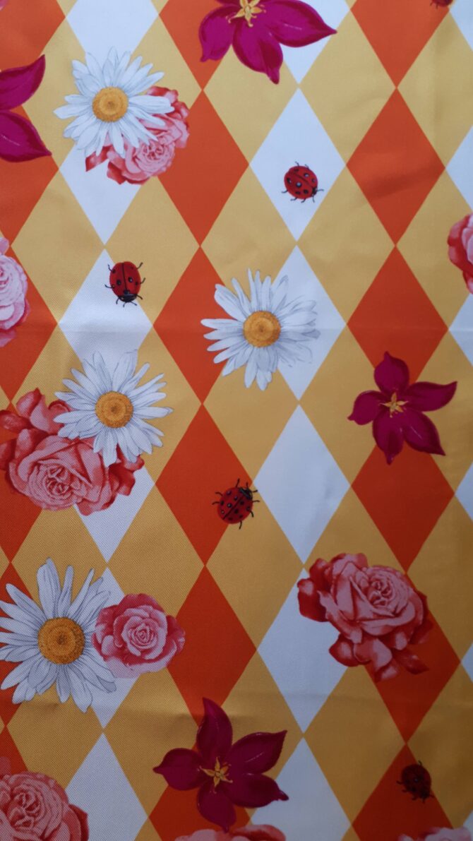 Foulard DIOR en soie vintage vers 1980 – Image 5