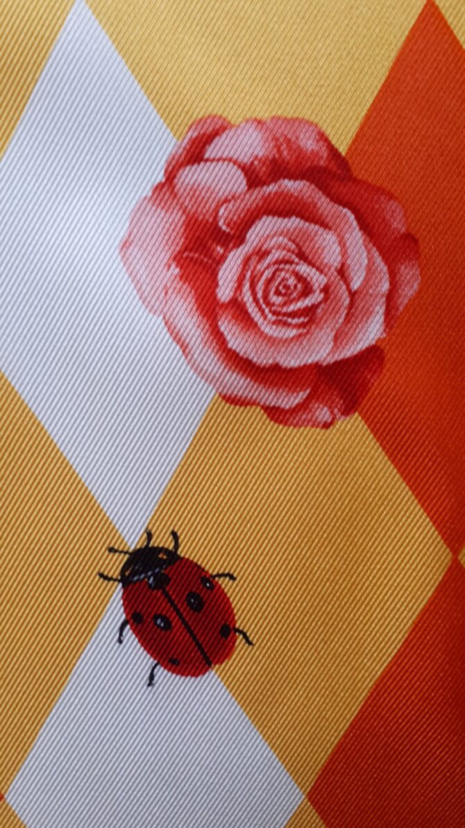 Foulard DIOR en soie vintage vers 1980 – Image 4