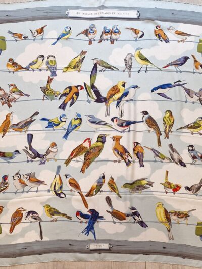 carré Hermès oiseaux des bois et des champs