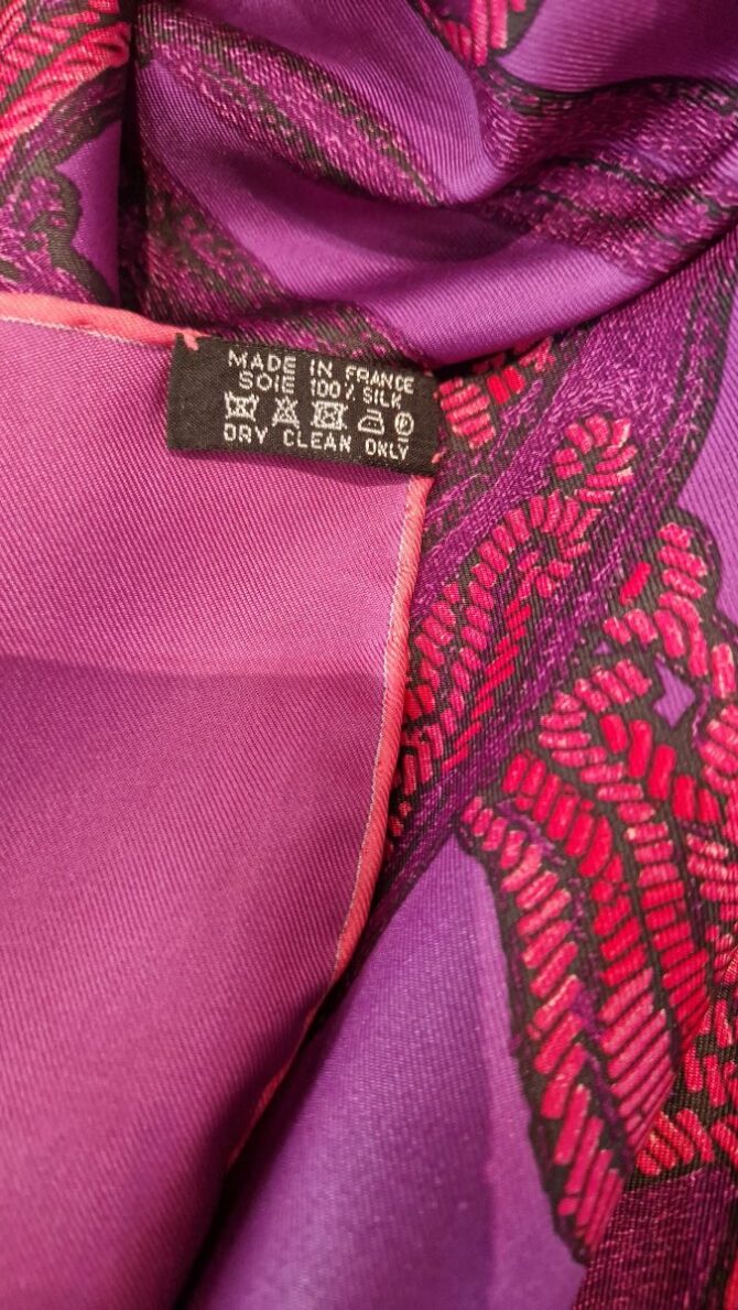 Carré Hermès en soie Brides de Gala brodé 2014 – Image 5