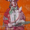 carre hermès l'indien la shar pawnee