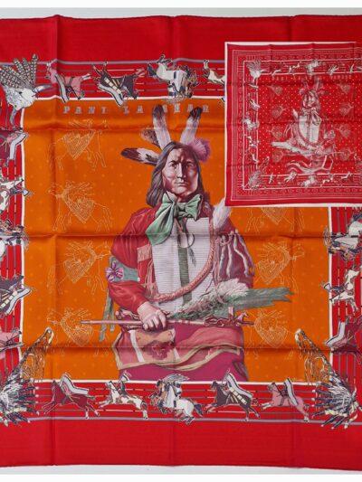 carre hermès l'indien la shar pawnee
