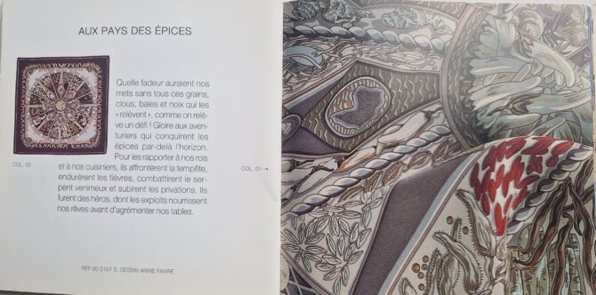 Carré Hermès Aux pays des épices par Annie Faivre 2001 – Image 7