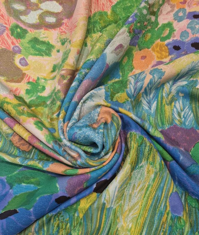 foulard louis feraud les coquelicots