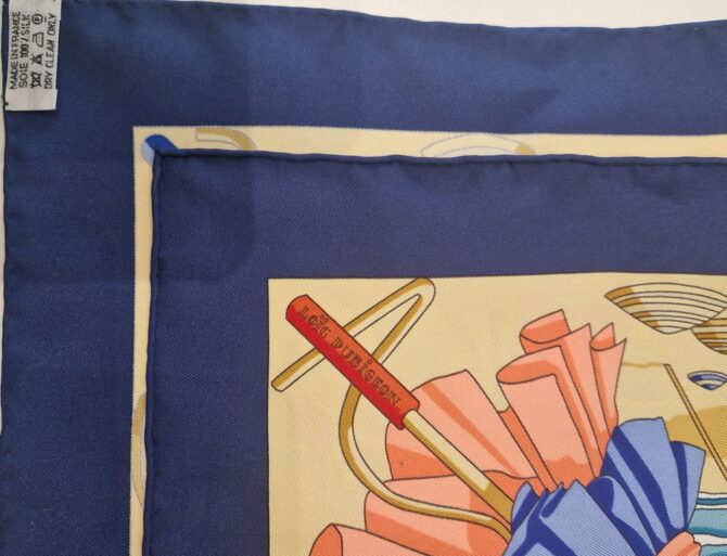 Charme des plages normandes carré Hermès par Loic Dubigeon 1999 Etat neuf – Image 8