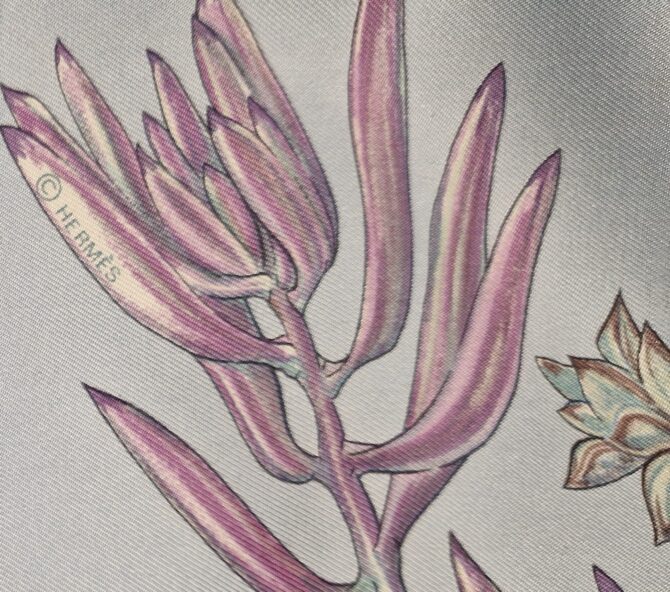 Carré Hermès Jardin secret dessiné par Valérie Dawlat -Dumoulin – Image 9