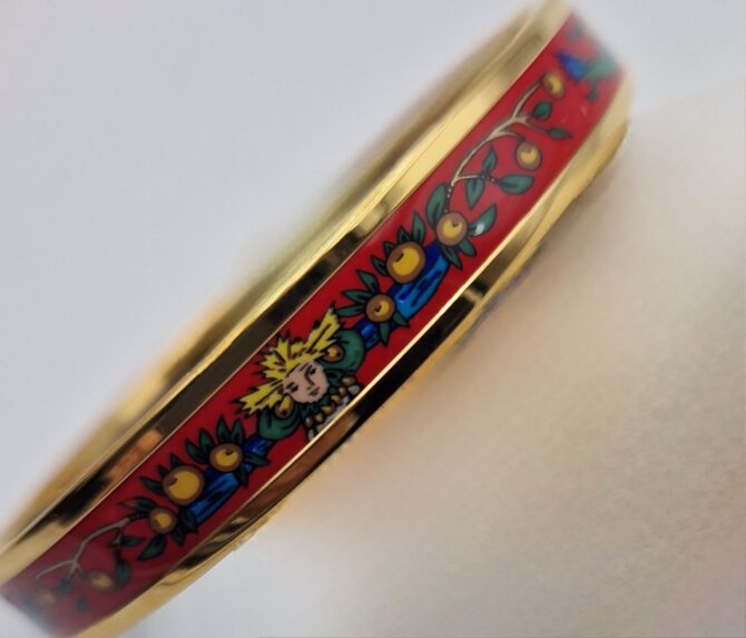 Bracelet HERMES émaillé, livré dans sa boite. Etat parfait – Image 2