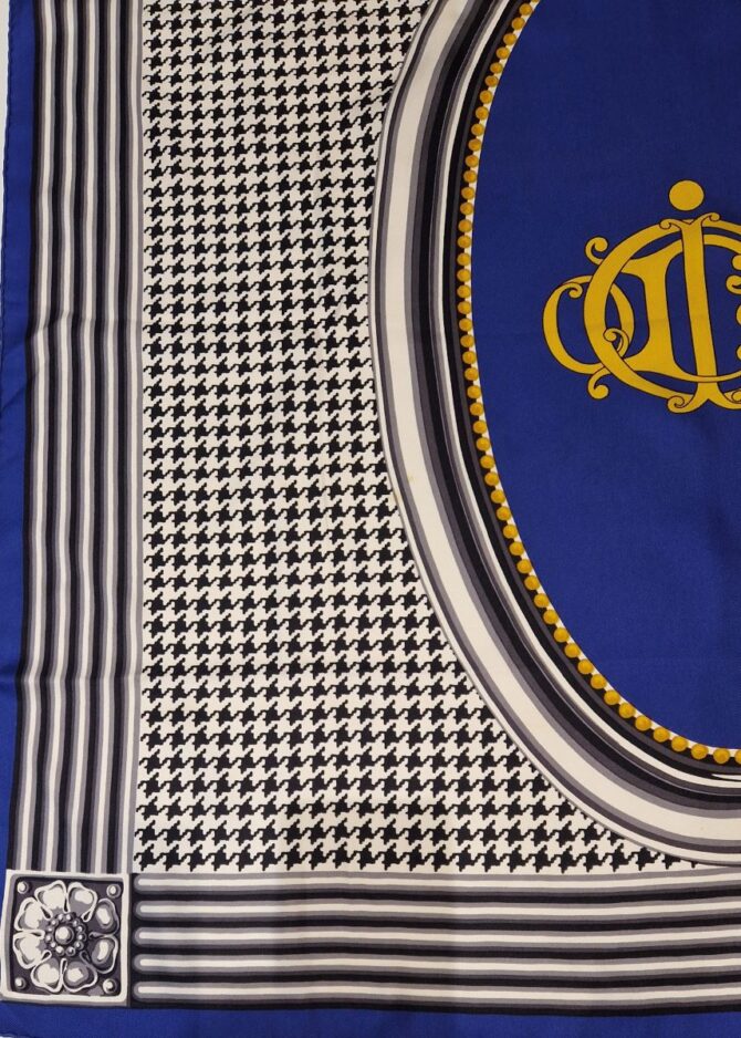 Foulard DIOR en soie vintage à l'état neuf – Image 7