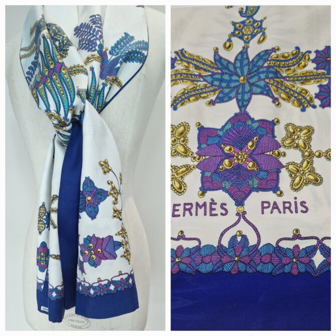 écharpe arabesques hermès