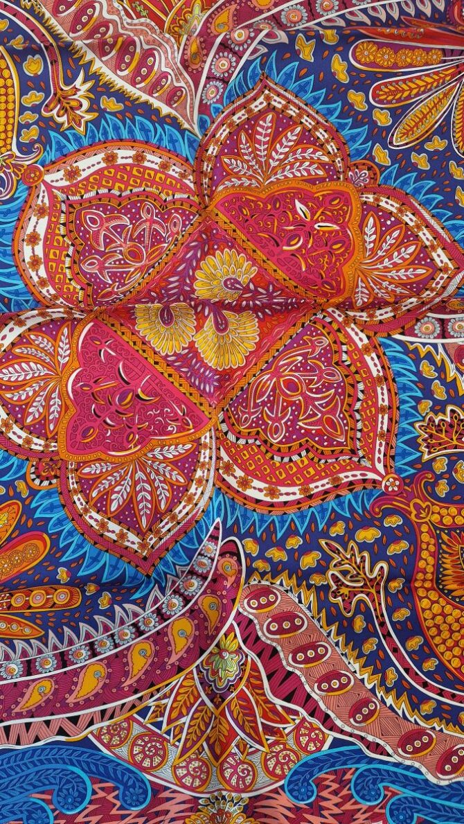Carré Hermès Le Jardin de la Maharani par Annie Faivre 2017 – Image 5