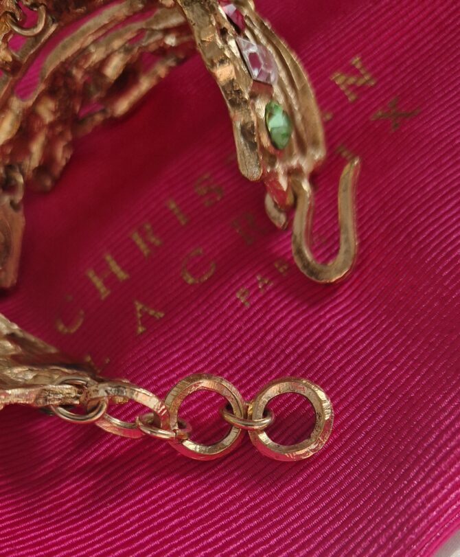 Bracelet manchette Christian Lacroix – Image 3