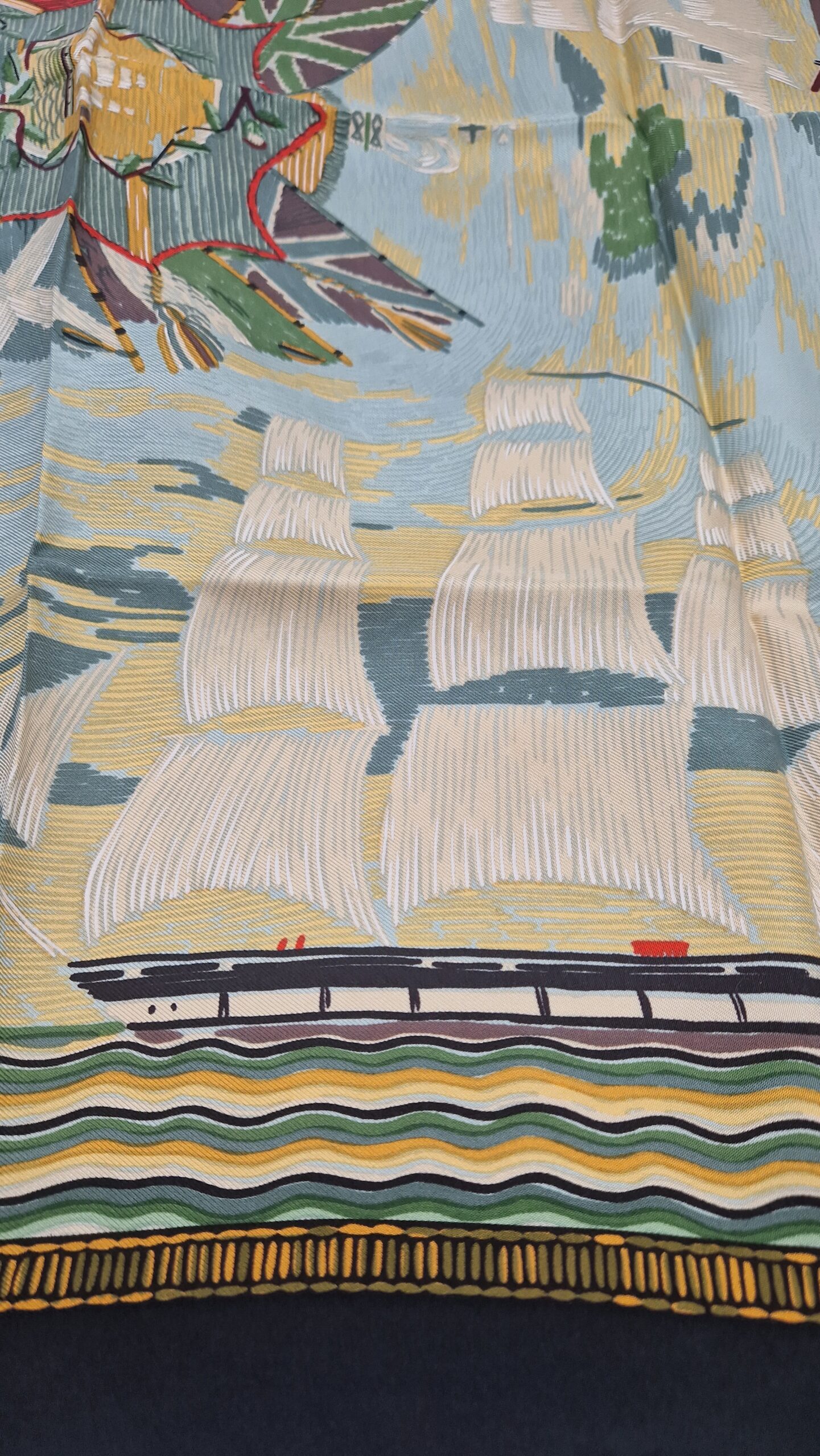 Carré Hermès Marine naïve par Philippe Dumas – Image 2