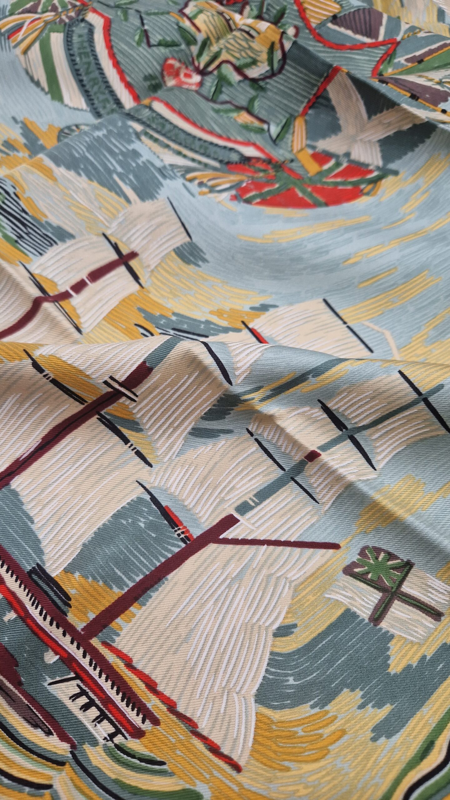 Carré Hermès Marine naïve par Philippe Dumas – Image 3