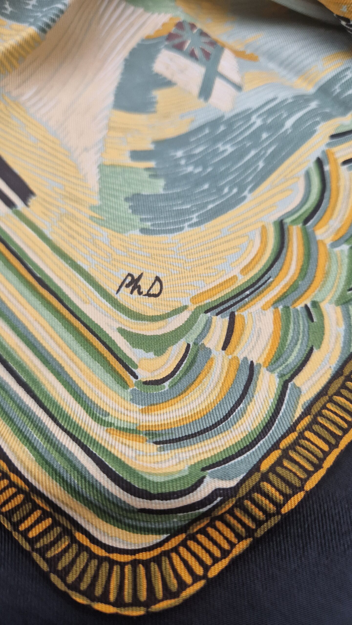 Carré Hermès Marine naïve par Philippe Dumas – Image 5