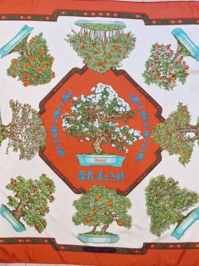 Carré hermès les beaux jours du bonsai