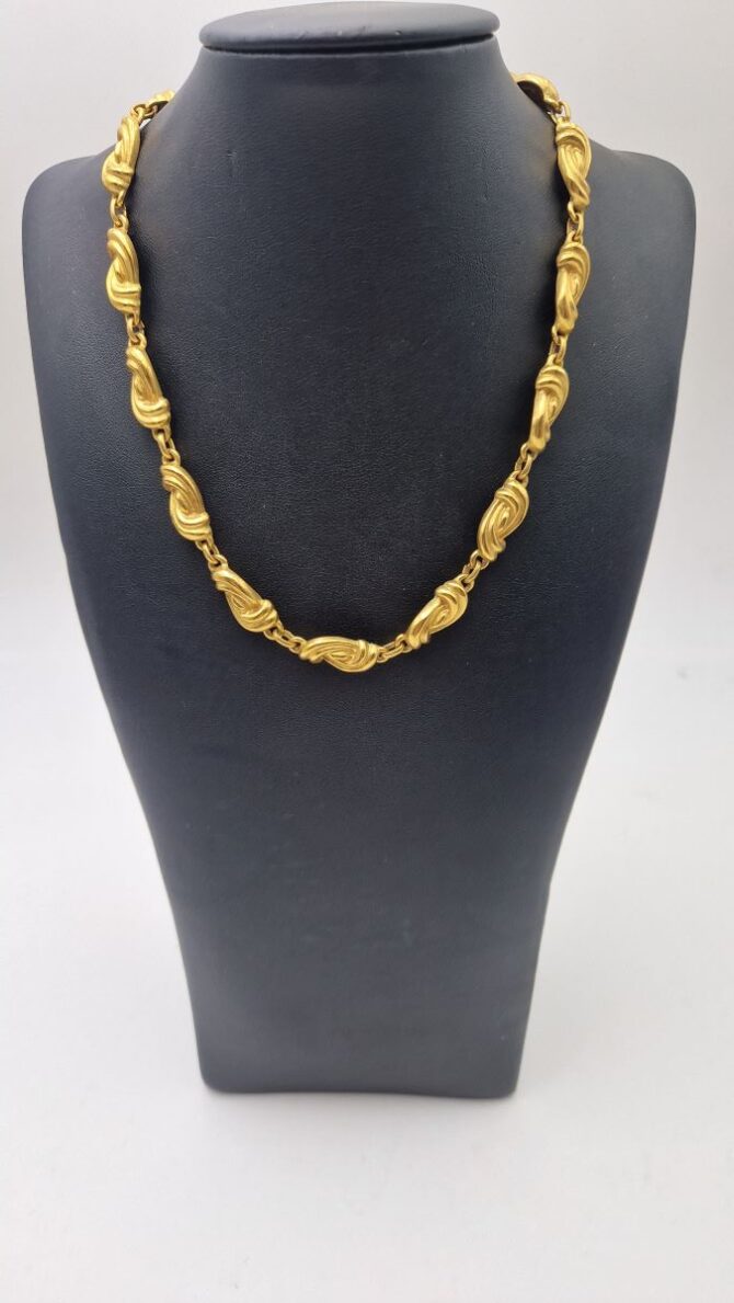 Collier Carven vintage plaqué or – Image 7