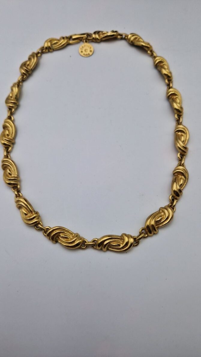 Collier Carven vintage plaqué or – Image 3
