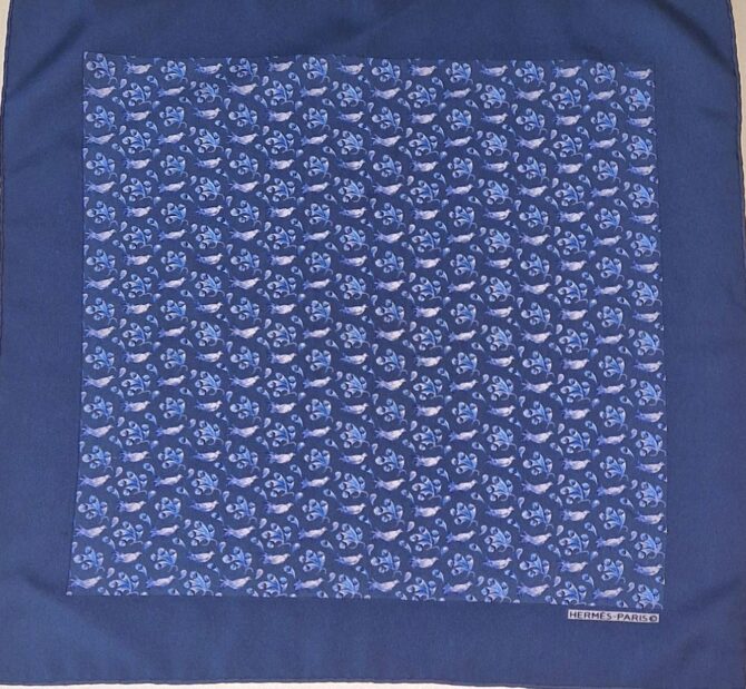 pochette en soie hermès