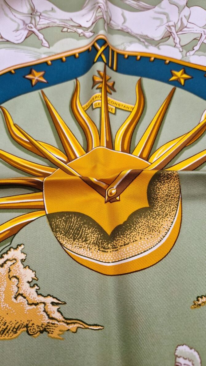 Carré Hermès Edition spéciale 2002 pour Vacheron Constantin par Laurence Bourthoumieux, livré dans sa boîte – Image 6