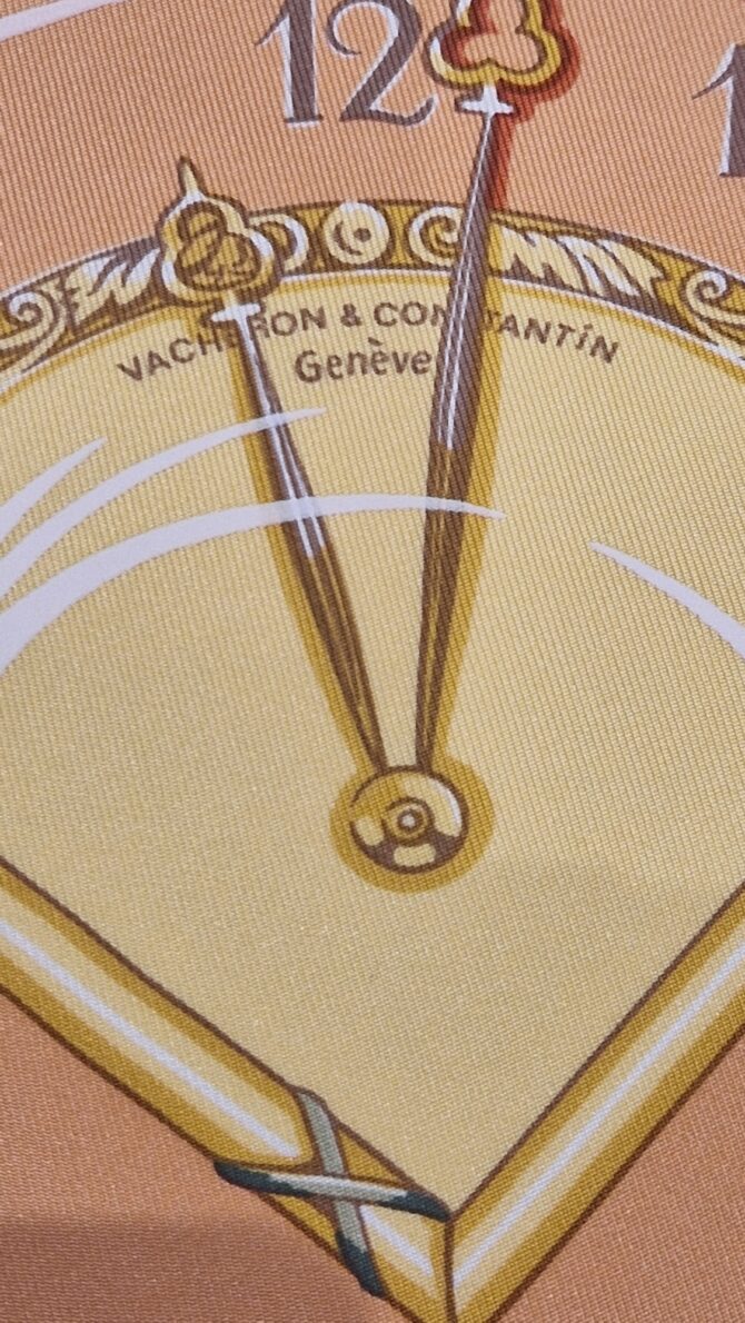 Carré Hermès Edition spéciale 2002 pour Vacheron Constantin par Laurence Bourthoumieux, livré dans sa boîte – Image 8