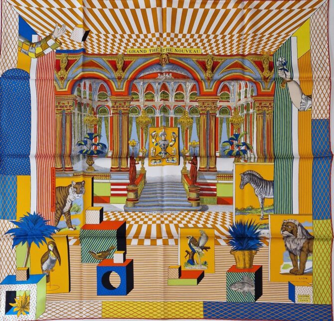 Carré hermès grand théâtre nouveau