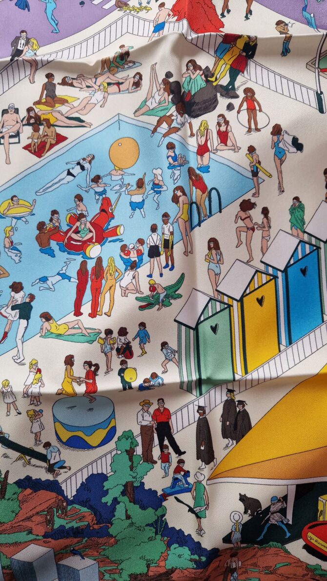 Carré Hermès On the beach par Ugo Bienvenu – Image 2