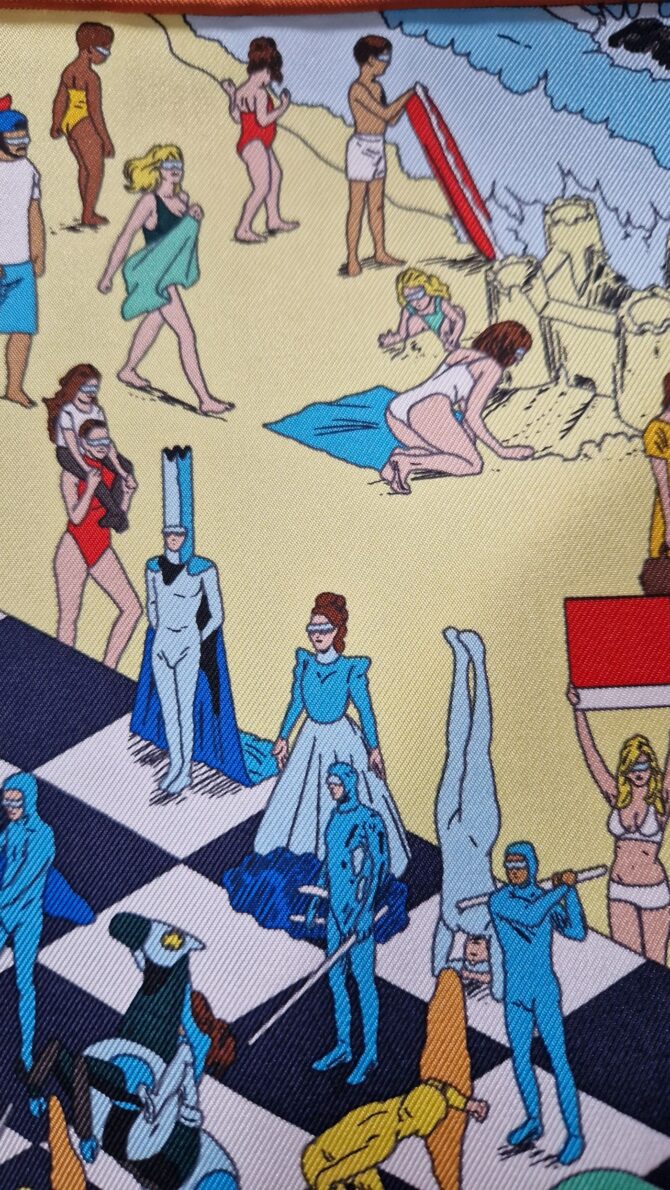 Carré Hermès On the beach par Ugo Bienvenu – Image 4