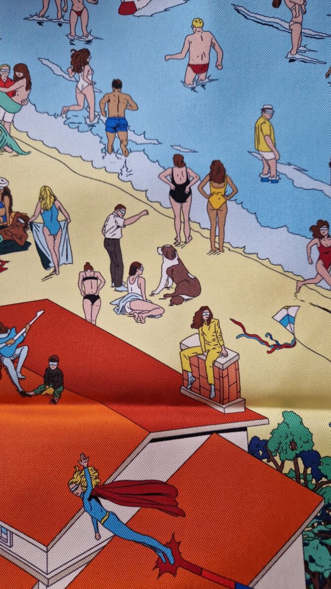 Carré Hermès On the beach par Ugo Bienvenu – Image 5