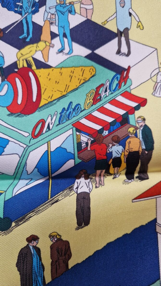 Carré Hermès On the beach par Ugo Bienvenu – Image 7