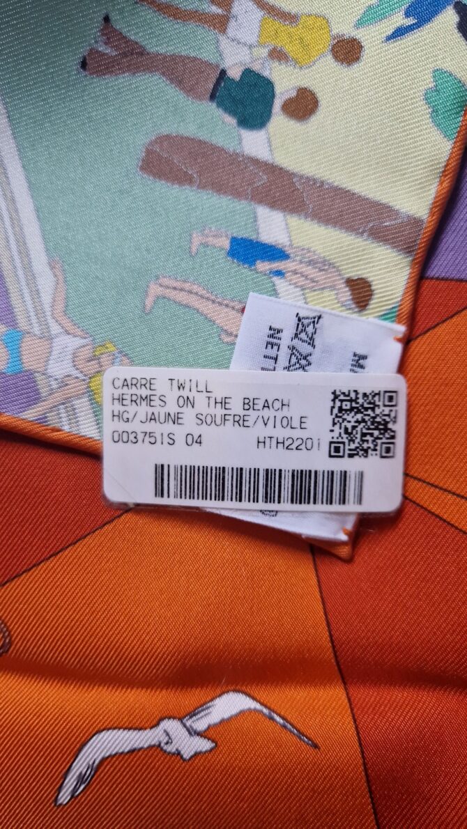 Carré Hermès On the beach par Ugo Bienvenu – Image 8