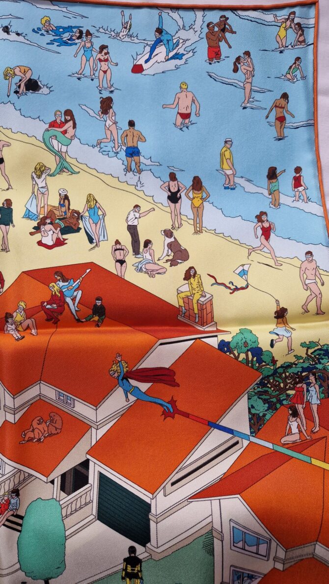 Carré Hermès On the beach par Ugo Bienvenu – Image 6
