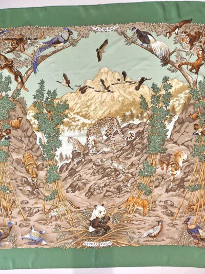 Carré Hermès Sichuan par Robert Dallet 1995