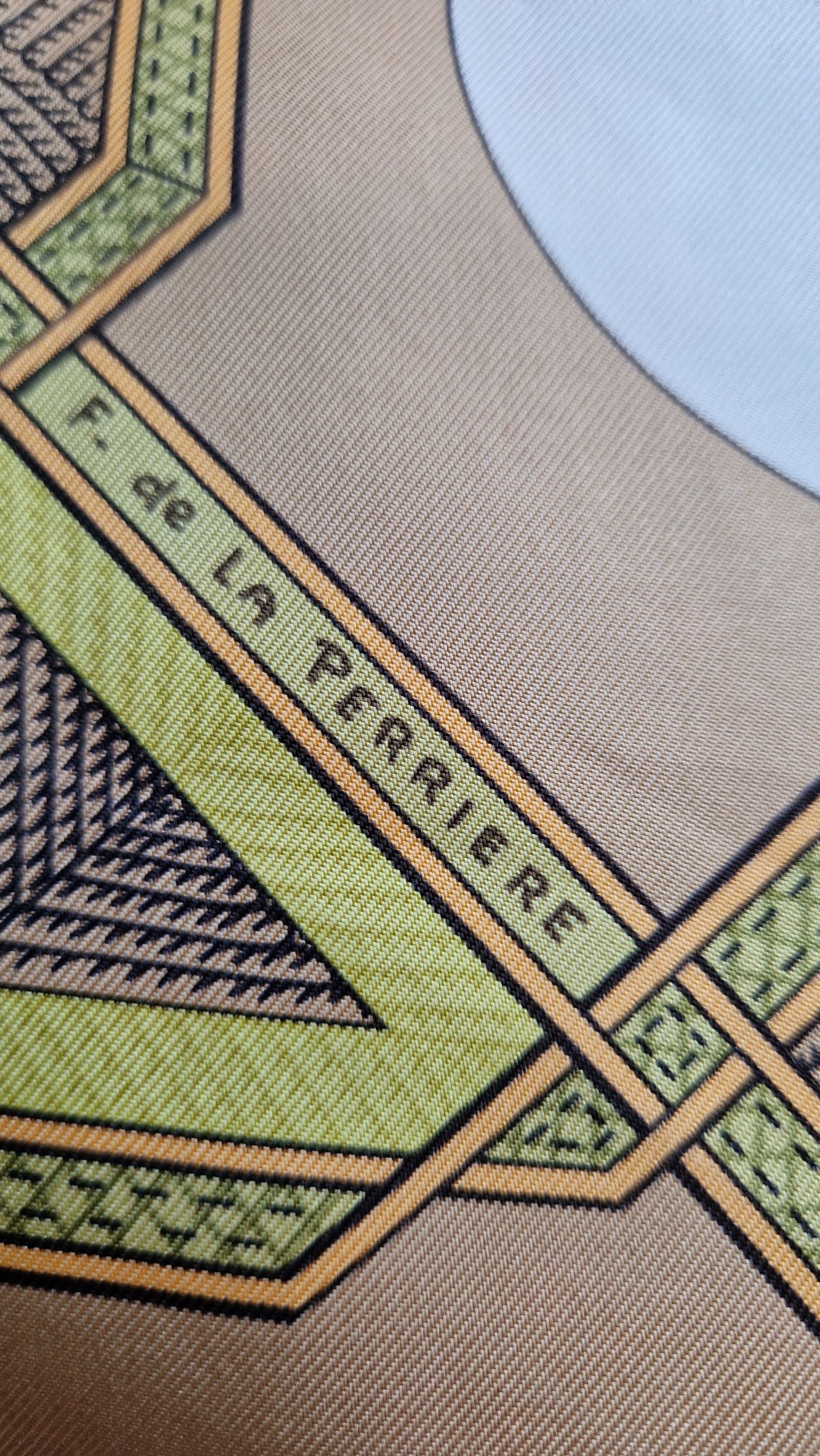 Carré Hermès Cuirs du désert par Françoise de la Perrière 1988 – Image 4