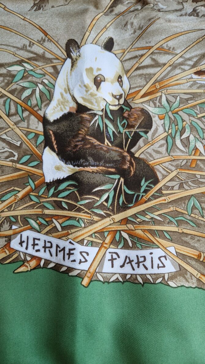 Carré Hermès Sichuan par Robert Dallet 1995 – Image 2