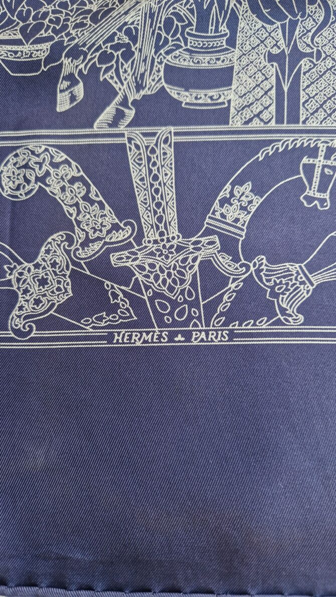 Carré Hermès Trésors des maharadjahs par Catherine Baschet 1996 – Image 3
