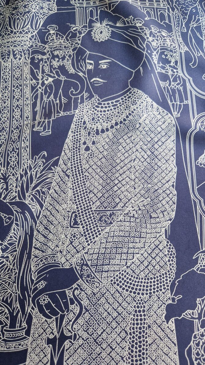 Carré Hermès Trésors des maharadjahs par Catherine Baschet 1996 – Image 4